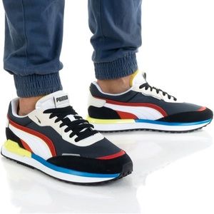 Puma city rider Minecraft men multicolored sneakers size 12 preowned